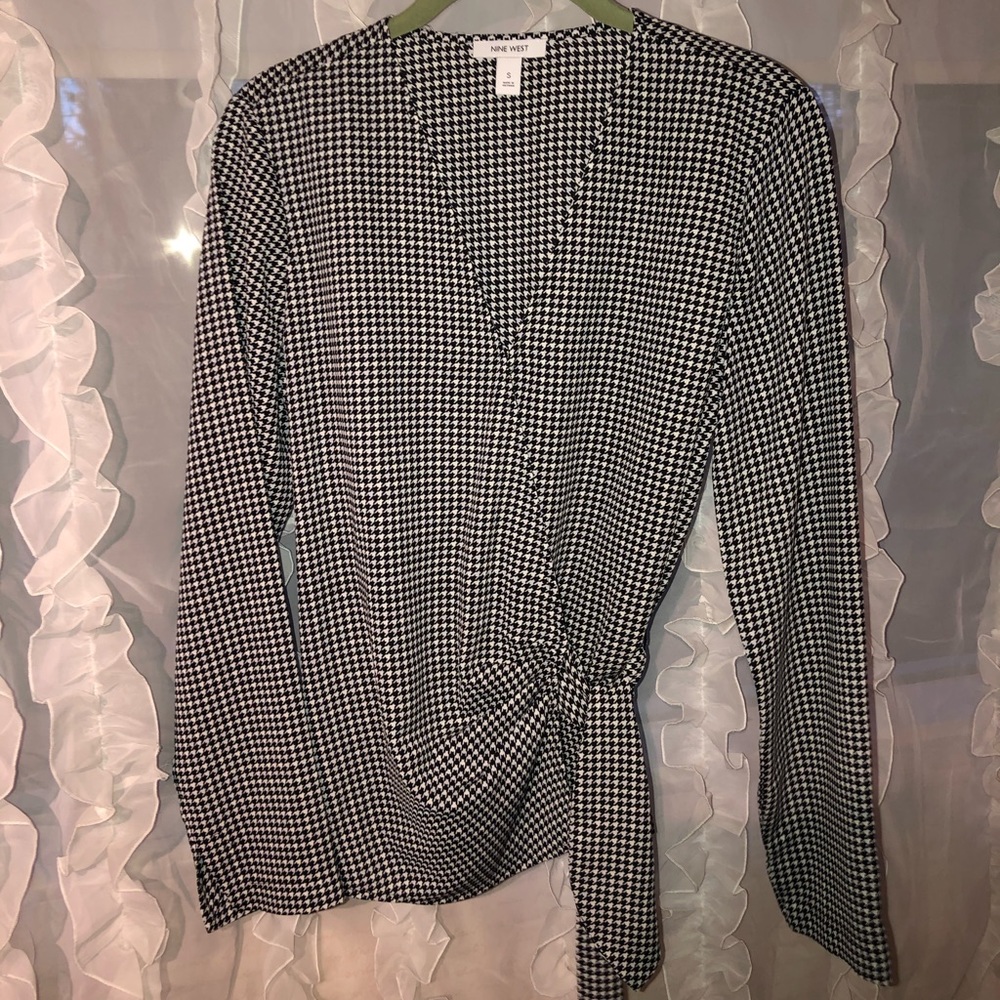 Houndstooth top